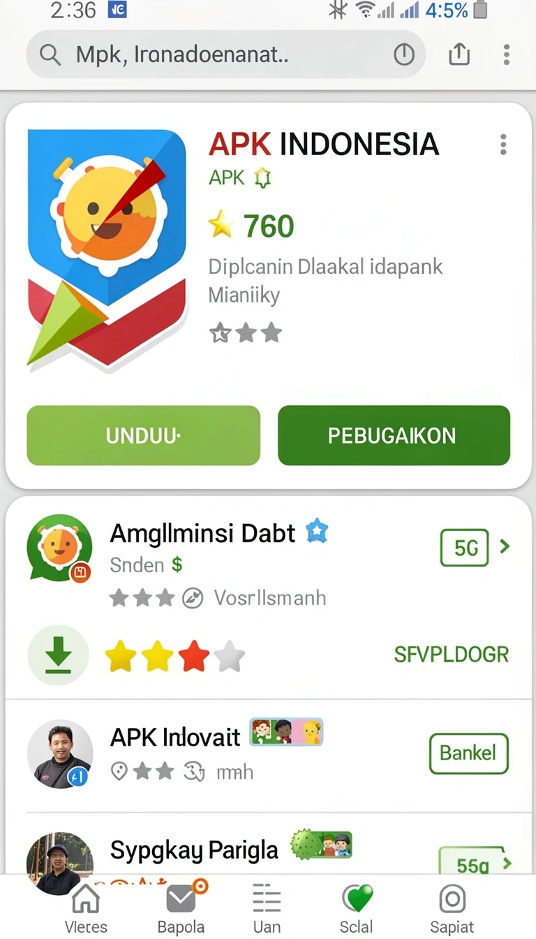 Galeri pratinjau visual homebet88 build APK resmi terbaru