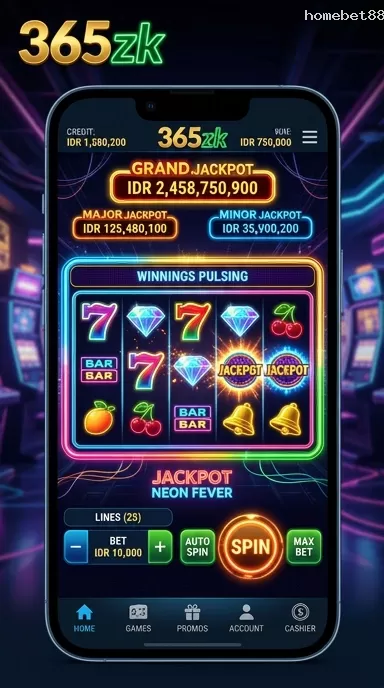 Pratinjau antarmuka homebet88 — aplikasi APK resmi Android v2.5.6